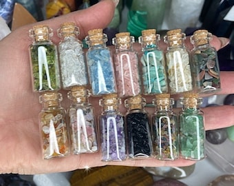 Crystals Wishing Bottles