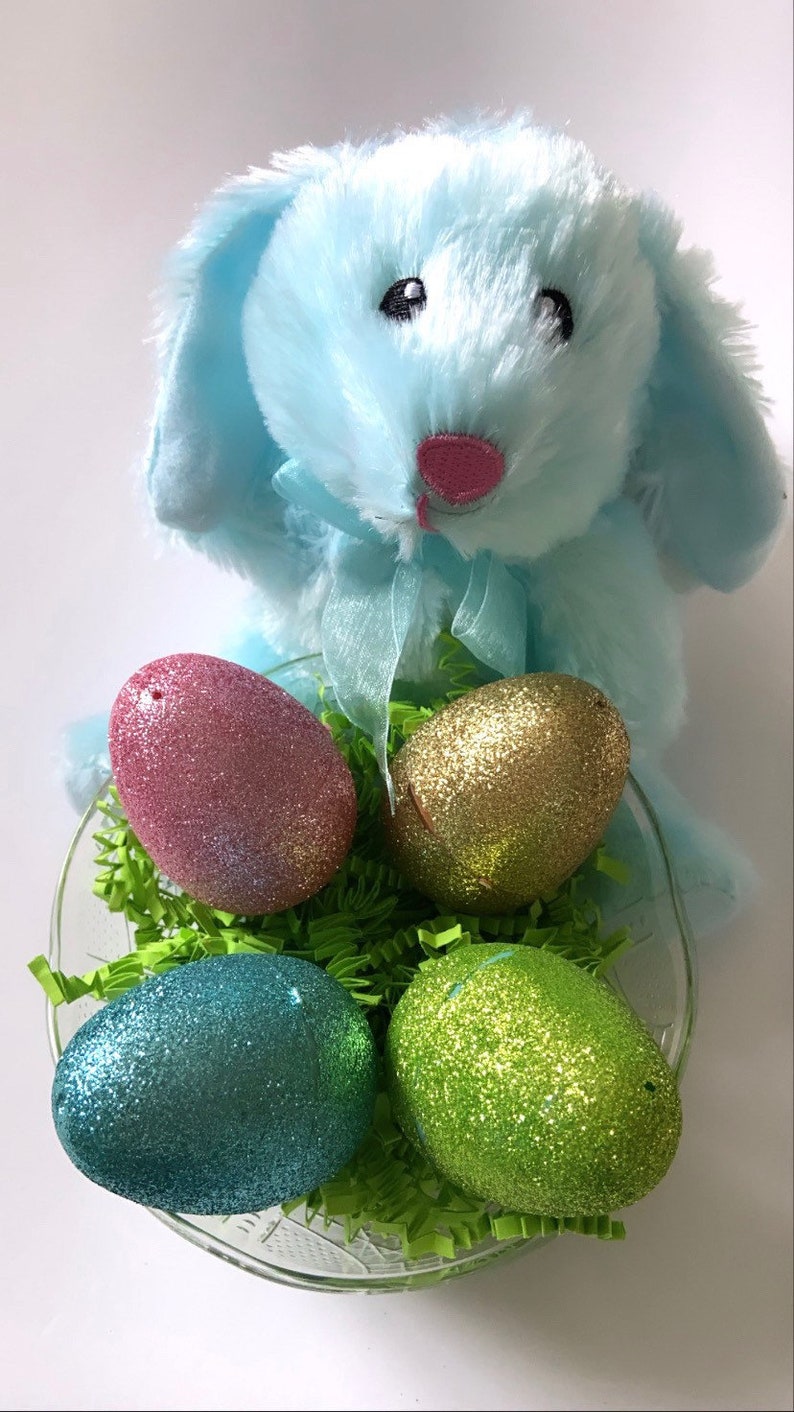 Small Easter Bunny Crystal BasketEaster Bunny Crystal Arrangement