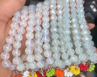 Meditation Bracelets/Yoga Bracelets/Stackable Stretchy Crystal Bracelets/Mala bracelets/Healing Crystal Bracelets/Pukmpin Beaded Bracelets