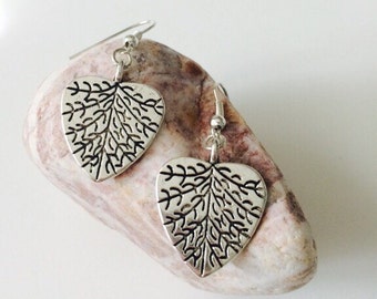 Tree of Life Heart Earrings.