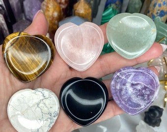 Worry Stones/Tigers Eyes Worry Stone/Rose Quartz Worry Stone/Amethyst Worry Stones/Black Obsidian Worry Stones