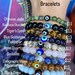 Jewever Evil Eye Beaded Bracelet – Citrine Stone Protection & Prosperity Jewelry For Women & Men