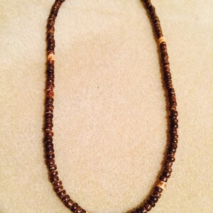 Coconut Beaded Necklace for Men. image 3