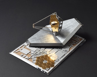 James Webb Space Telescope Model Kit - Laser Cut, Illustrated Instructions