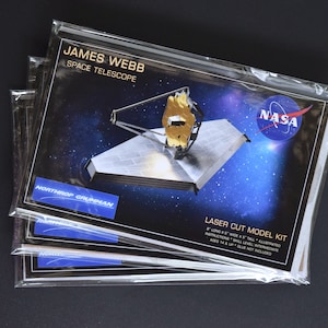 James Webb Space Telescope Model Kit Laser Cut, Illustrated Instructions image 6