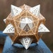 Sacred Geometry Model Kit, Makes one Star Orb Dodecahedron, Unique Gift, Laser Cut, DIY