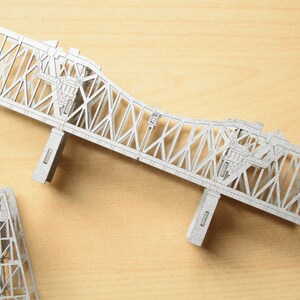 Set regalo Portland Oregon Bridge Ornamenti, pronto da appendere, decorazioni per la casa, nessun assemblaggio richiesto immagine 9