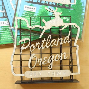 Portland Oregon Sign Model Kit, White Stag Sign, Made in Oregon, Retro Style, Architects Design image 5