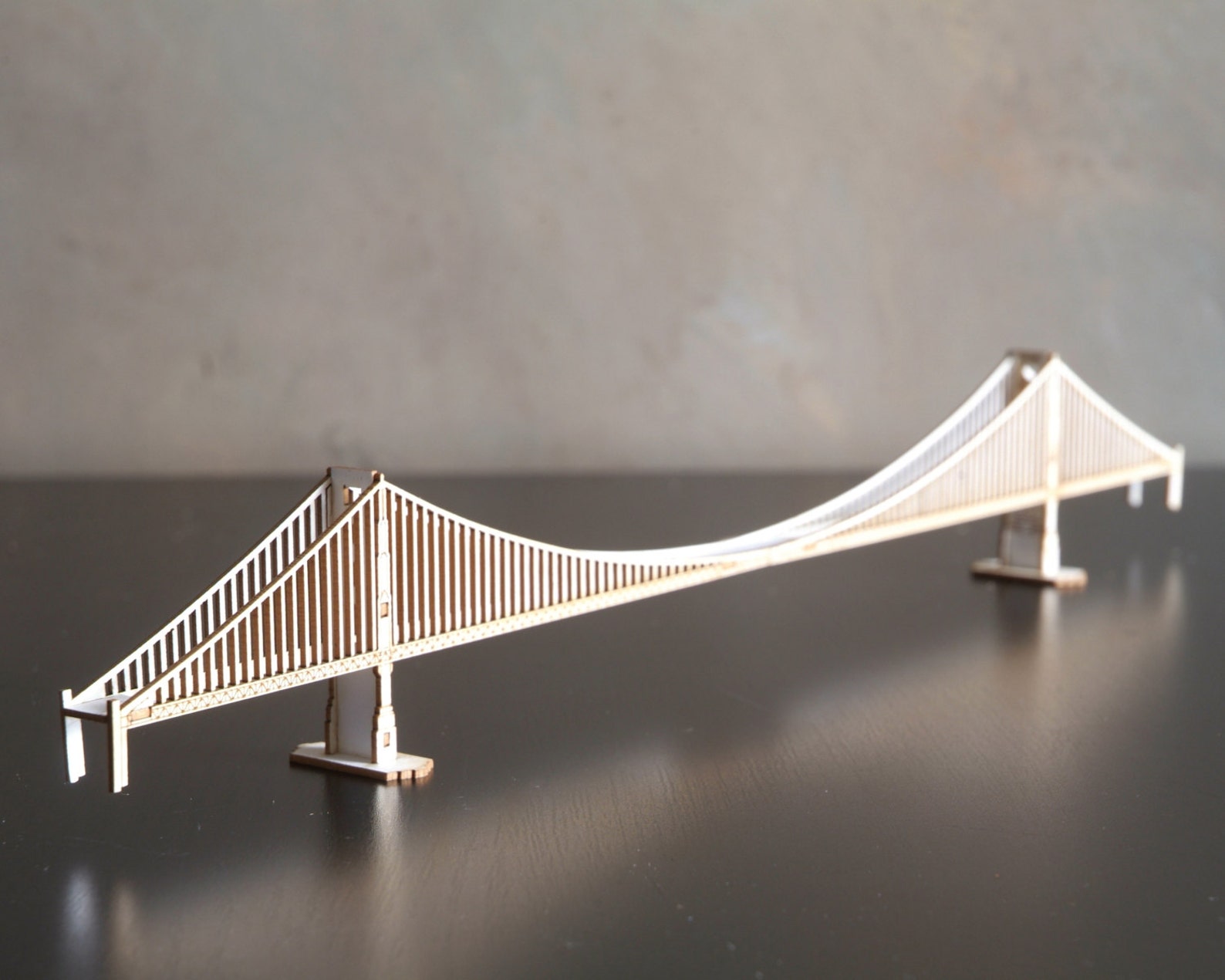 Miniature Golden Gate Bridge Model Kit With Laser Cut Parts, San Francisco California Etsy