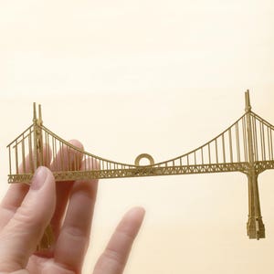 Gift Set Portland Oregon Bridge Ornaments, Ready to Hang, Home Decor, No Assembly Required image 4