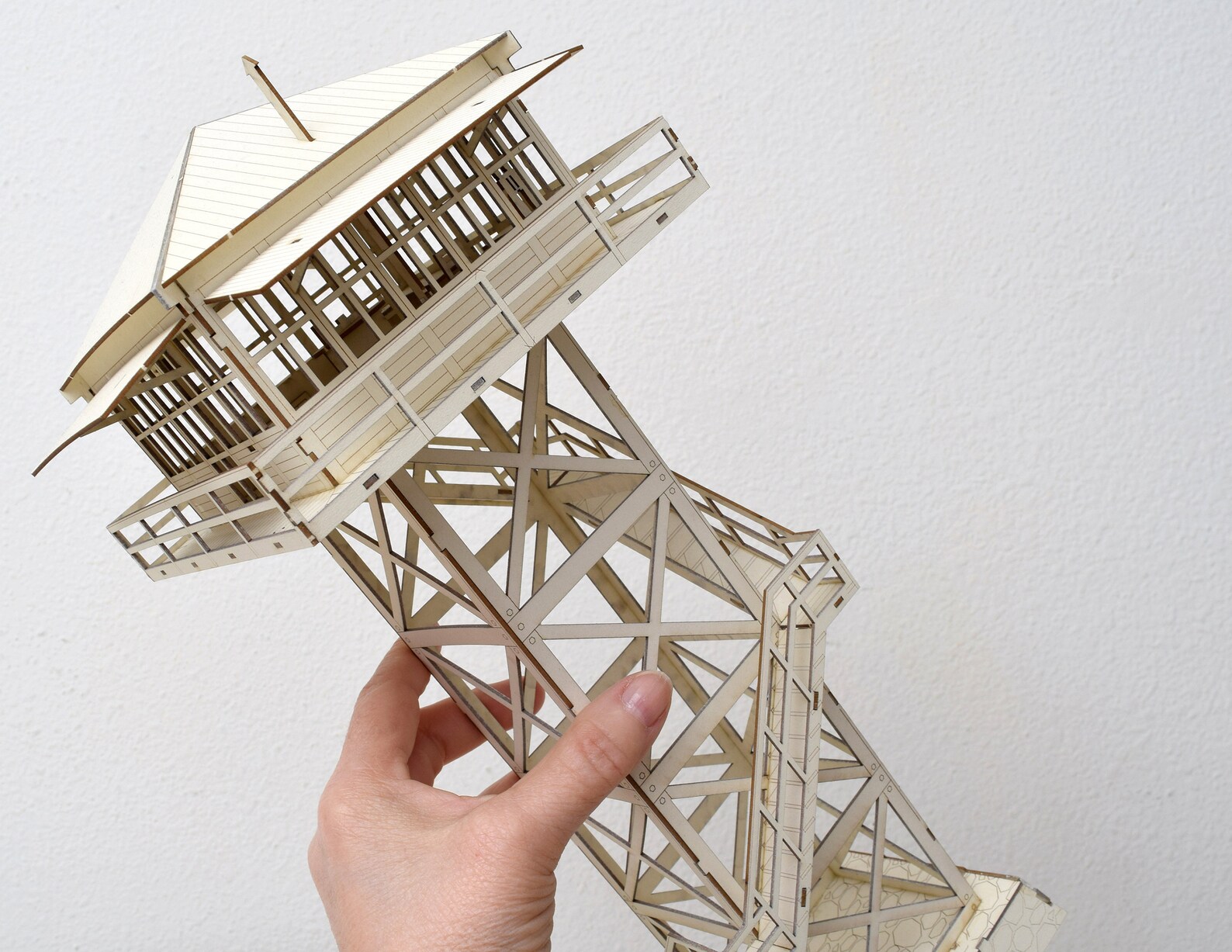 Fire Lookout Tower Model Kit 15 Tall Fun to Build Etsy Hong Kong