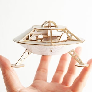 Miniature Space Ship Model Kit of the Mars Lander, Laser cut DIY project