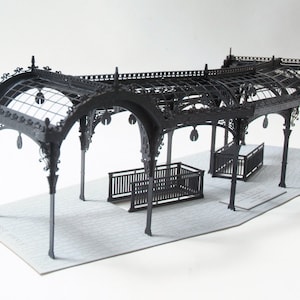 Architectural Model Kit of Seattle Washington Pergola, Laser Cut Model Kit, DIY Product, Pioneer Square Pergola, Unique Gift image 1