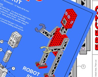 Kit modello cartaceo del robot SN-1 di Marte, fai da te, stampabile (download digitale)
