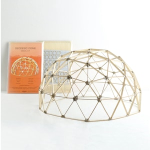 Geodesic Dome Model Kit, 13&quot; Diameter, 3-Frequency Icosahedron