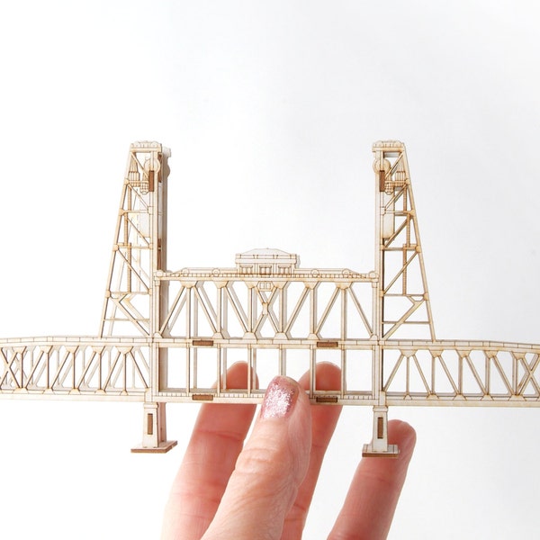 Ponte in acciaio di Portland, Oregon - Kit modello 3D