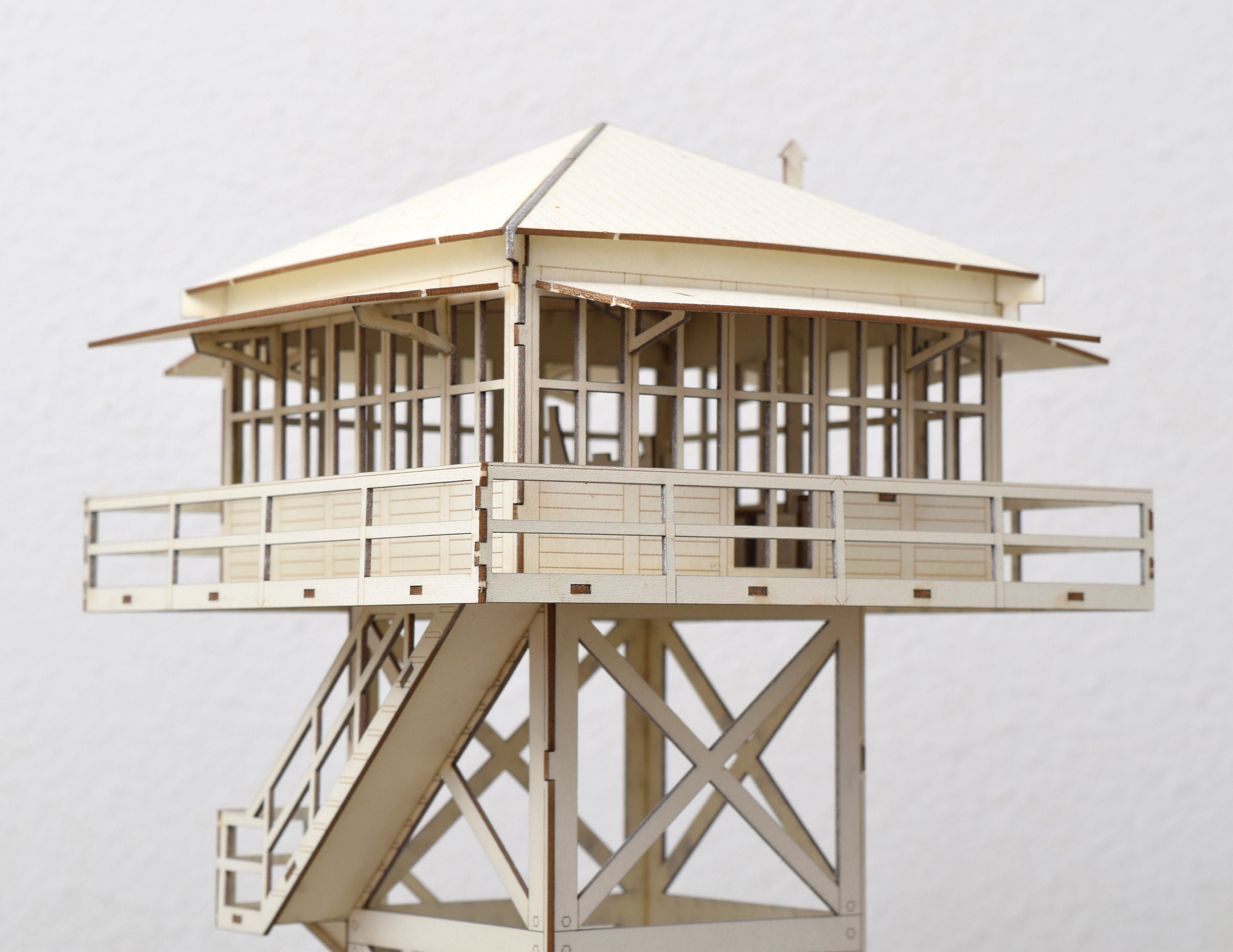 Fire Lookout Tower Model Kit 15 tall Fun To Build Etsy