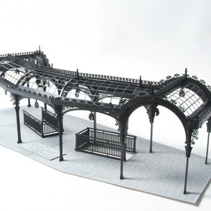 Architectural Model Kit of Seattle Washington Pergola, Laser Cut Model Kit, DIY Product, Pioneer Square Pergola, Unique Gift image 3