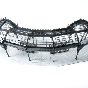 Architectural Model Kit of Seattle Washington Pergola, Laser Cut Model Kit, DIY Product, Pioneer Square Pergola, Unique Gift image 4