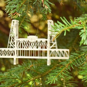 Set regalo Portland Oregon Bridge Ornamenti, pronto da appendere, decorazioni per la casa, nessun assemblaggio richiesto immagine 6