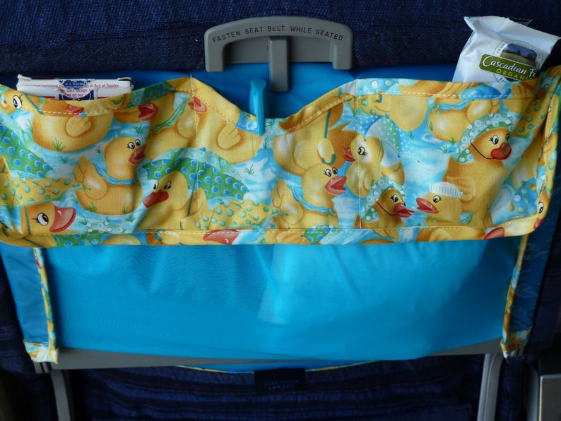 Kids air travel airplane tray cover with Pockets kids games Etsy