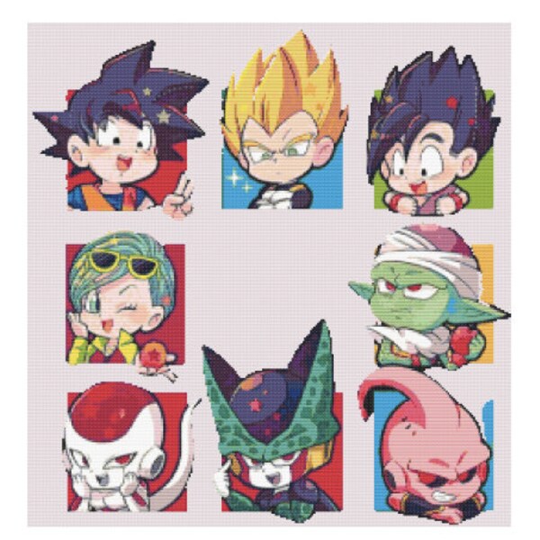 Chibi Cross Stitch - Etsy