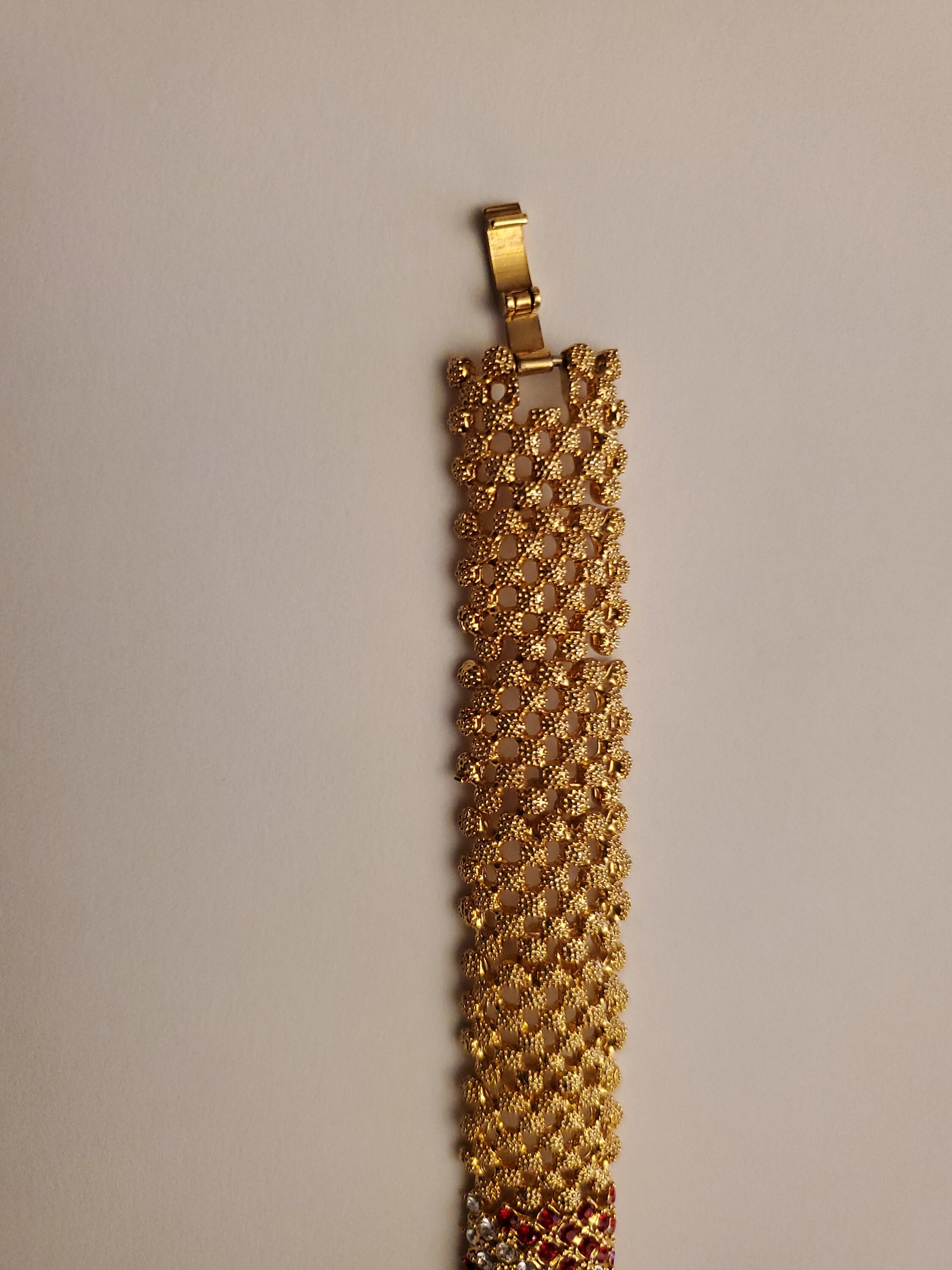 Bracelet Camrose & Kross JBK - Reproduction Certifiée Maille Dorée - Taille 7 Pouces - Vintage - Occasion Très Bon état