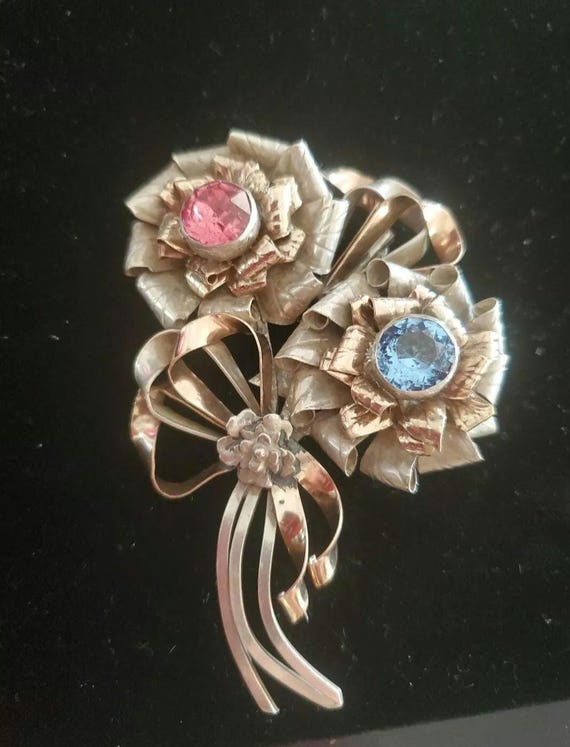 Vintage hobe brooch 1 - Gem