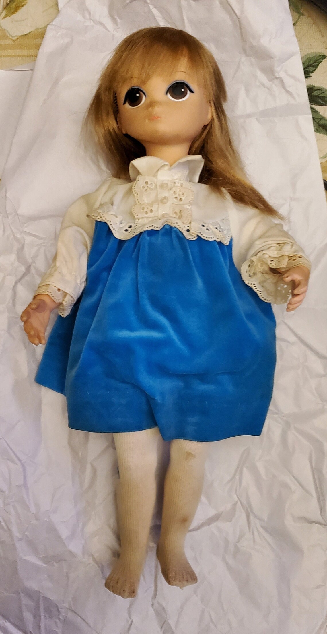 Royal Doll Co Rare 1964 Lonely Lisa Big Sad Eyes Doll 16 Etsy