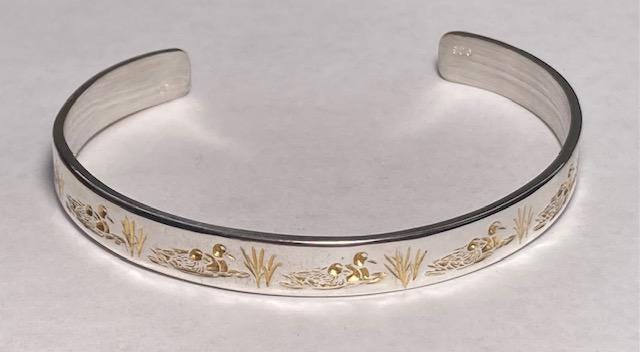 JERWLI Bracciale in argento sterling S925, con urna di libellule, per
