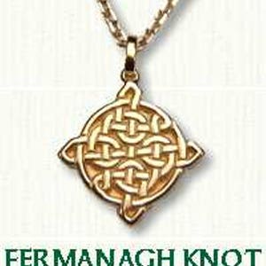 Celtic Fermanagh Knot Pendant (SS04475C)