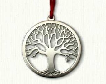 Celtic Tree of Life Ornament -Size: 2 3/8" x 2 3/8" - Comes with Velveteen Gift Pouch and Ribbon - Awesome Gift! Buy 1 or mix and match 3