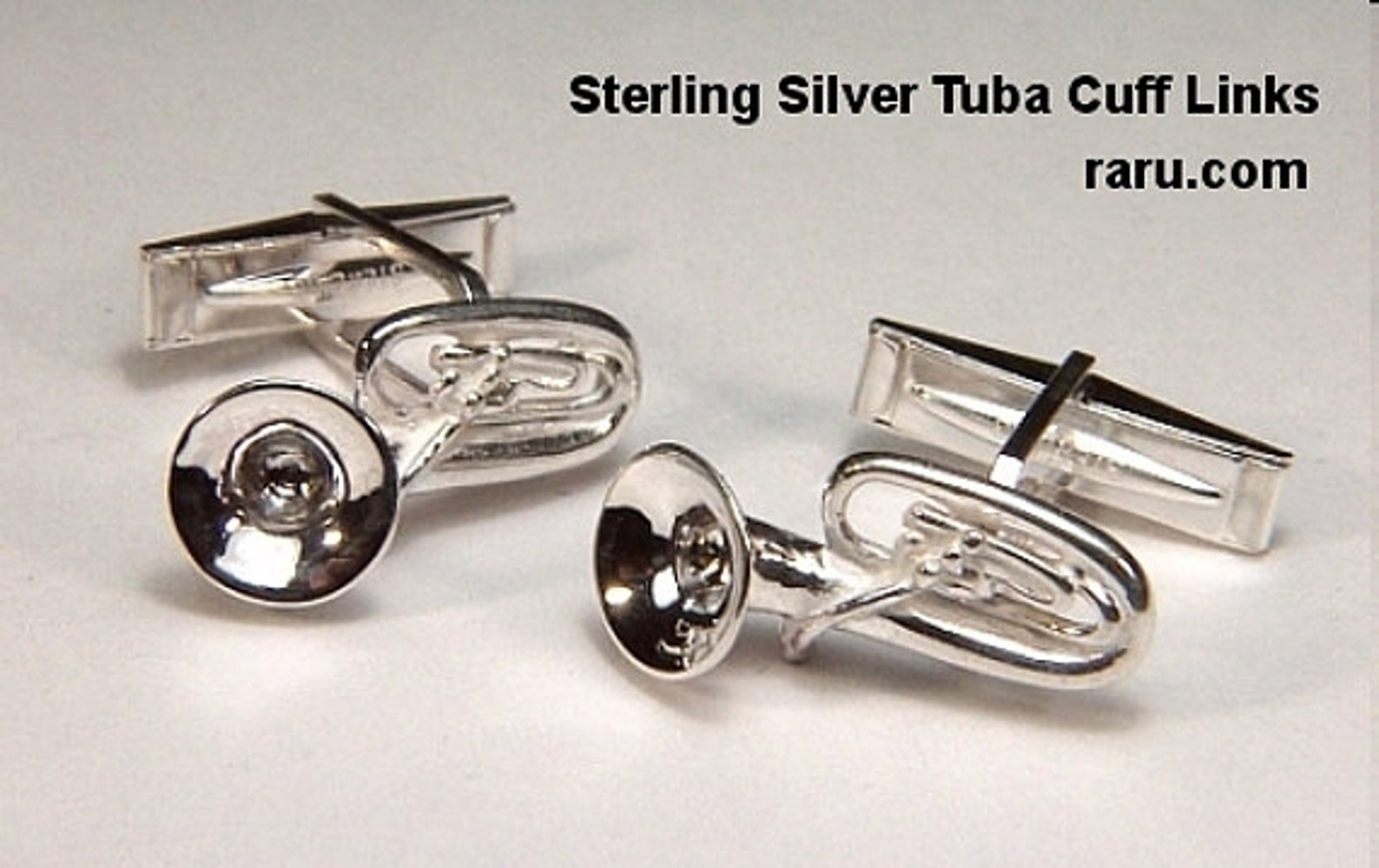 Custom Tuba Cuff Links Available in All Metals Awesome Etsy