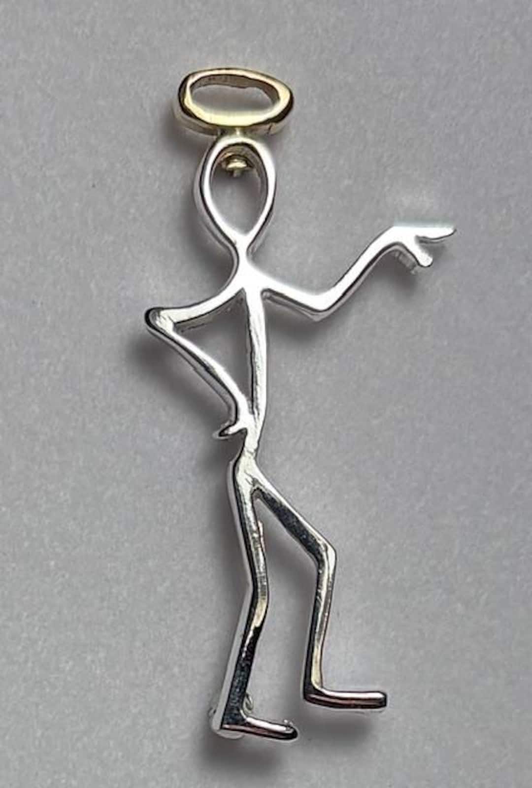 Large Saint Pin or Pendant (chain Not Included) - 1 3/4 Inches