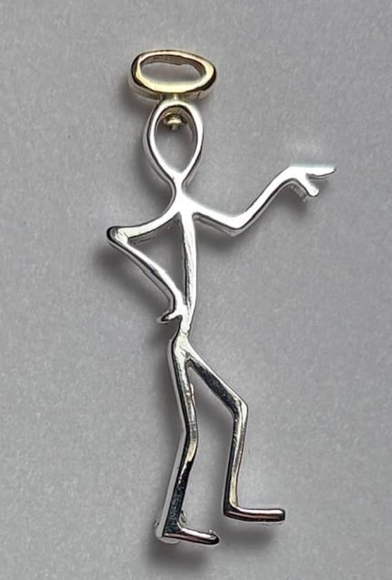 Large Saint Pin or Pendant (chain Not Included) - 1 3/4 Inches
