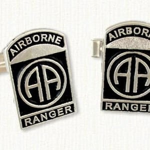 82nd Airborne Ranger Cufflinks (SS08328A)