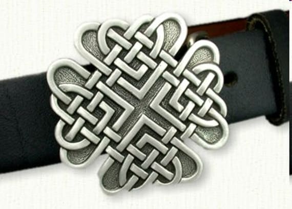 celtic knot belt buckle