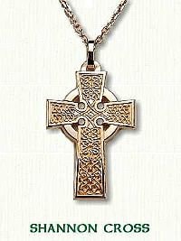 Shannon Cross in Sterling Silver, 1 3/8" Size FB00002D
