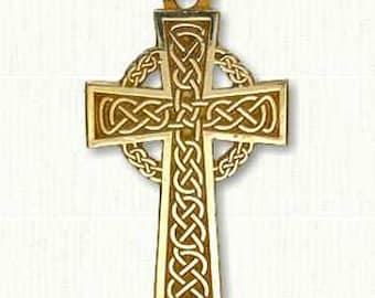 Celtic Murphy Knot Cross with Sculpted Knotwork Halo - Available in 2 Sizes (#FB01410)