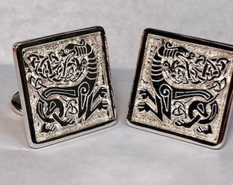 Celtic Dragon Cuff Links - 2 styles to choose from