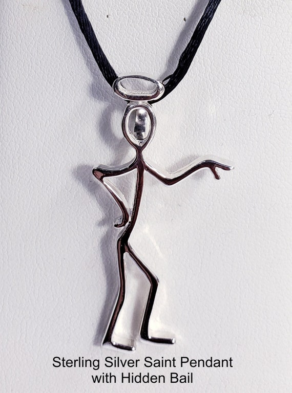 Large Saint Pin or Pendant (chain Not Included) - 1 3/4 Inches