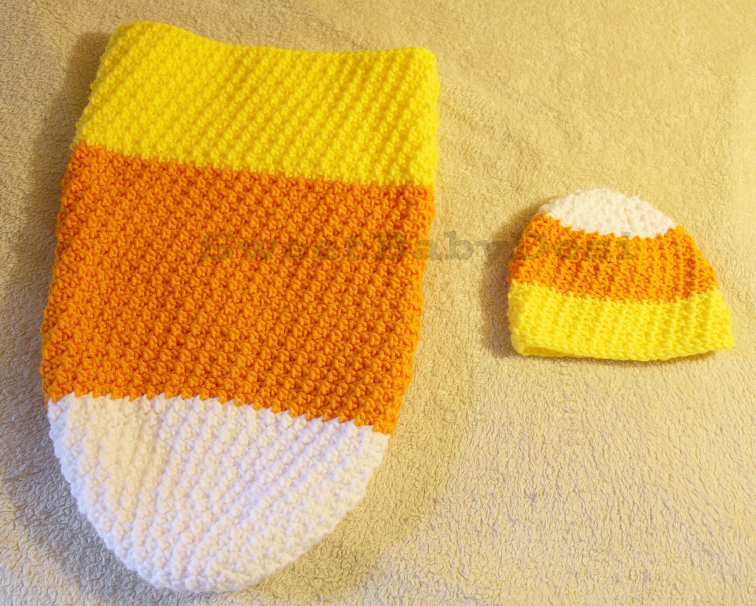 Candy Corn Infant Halloween Costume Crochet Newborn Photo Etsy