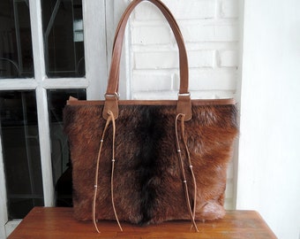 Real leather vintage ladies bag goat hide handbag tote Women/'s Bag girls Purse