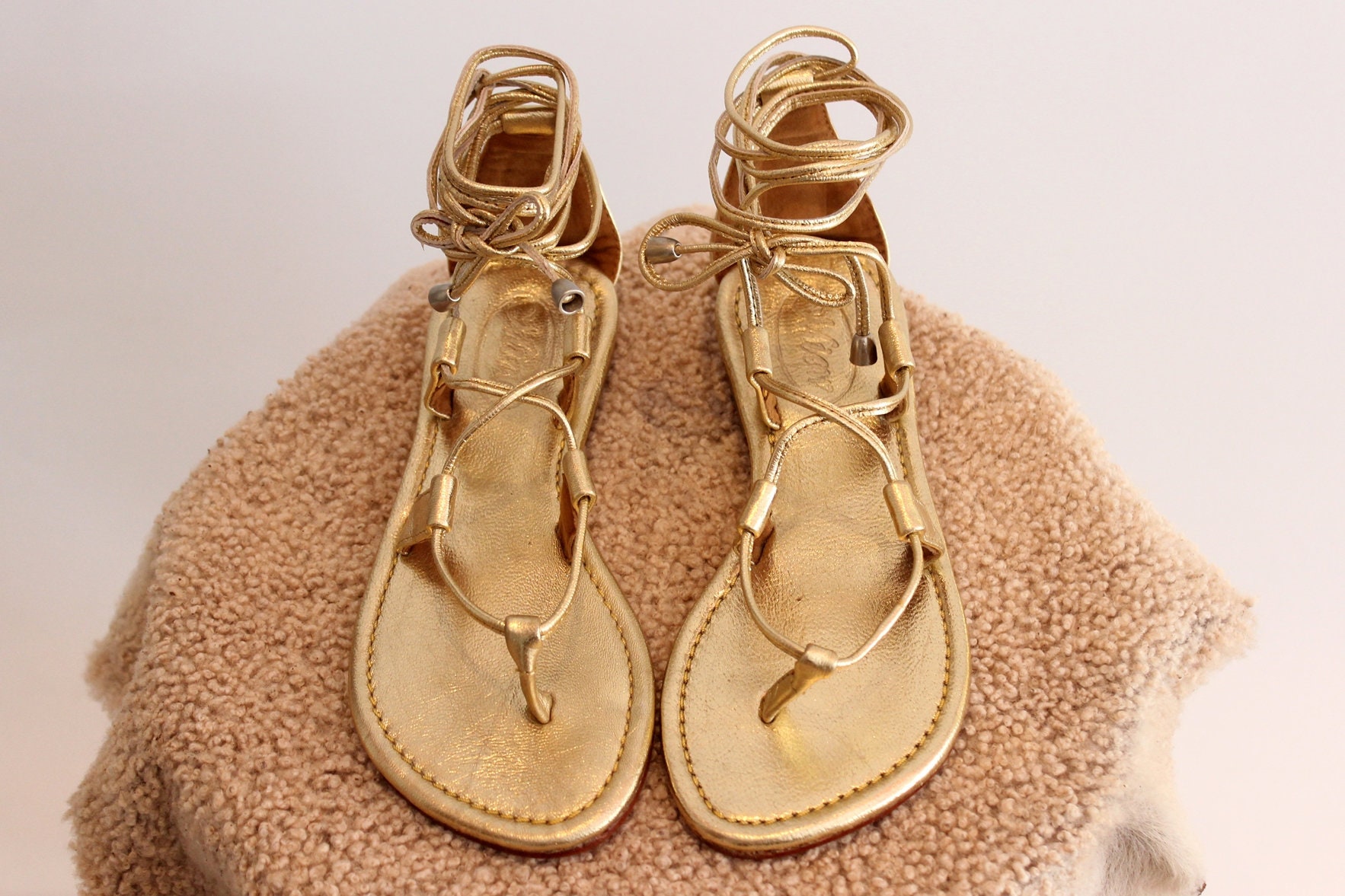 GOLD LEATHER SANDALS, Bohemian Sandals, Summer Flats, Lace Up Sandals. Flat Sandals, Boho Sandals, Women Sandals, Small Size Usa 4 to 12. GOLD LEATHER SANDALS, Bohemian Sandals, Summer Flats, Lace Up Sandals. Flat Sandals, Boho Sandals, Women Sandals, Small Size Usa 4 to 12.