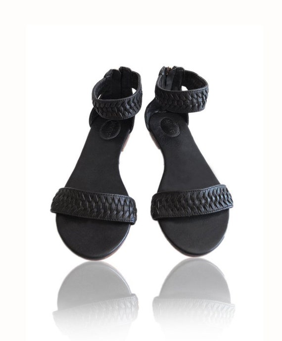 BLACK LEATHER SANDALS Women, Sandals Wedding, Summer Shoes, Elegant Flats, Flat Sandals, Annabel Handmade Shoes Boho Chic Sandals 10 Colours BLACK LEATHER SANDALS Women, Sandals Wedding, Summer Shoes, Elegant Flats, Flat Sandals, Annabel Handmade Shoes Boho Chic Sandals 10 Colours