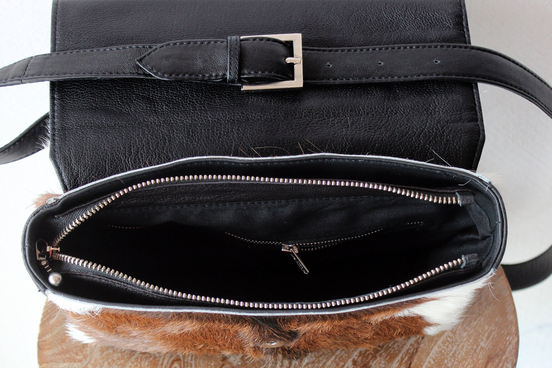 SMALL COWHIDE PURSE Brown Cowhide Bags Princesa Kate Fur Etsy