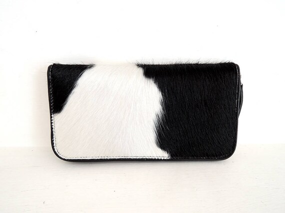 white fur purse