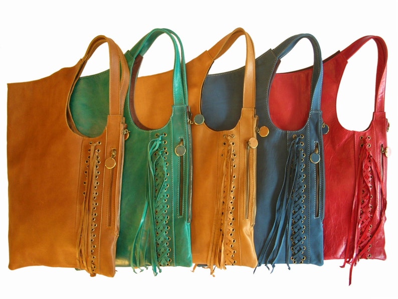 SHOULDER BAG LEATHER in Black Underarm Bag Trend Bag for Women Etsy