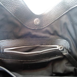 Bolso hobo de piel con estampado de leopardo: Piel de vaca, hecho a mano. imagen 11
