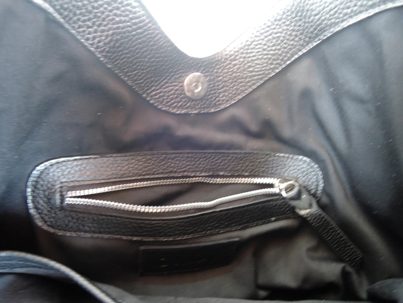 Bolso hobo de piel con estampado de leopardo: Piel de vaca, hecho a mano. imagen 11